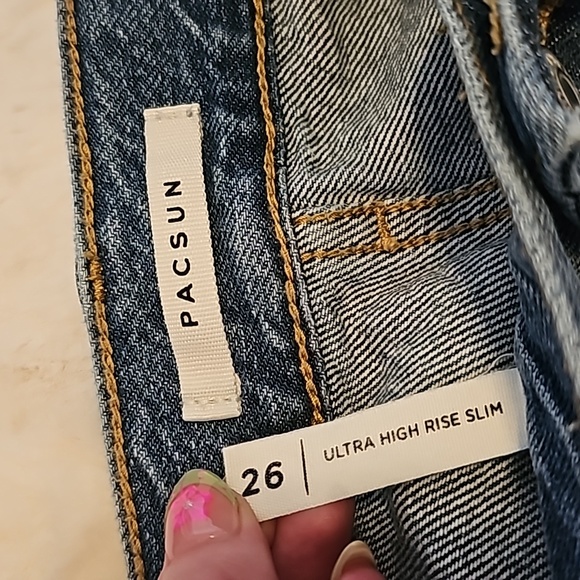 Pacsun ultra high rise slim jean, ambre blue - Picture 4 of 4
